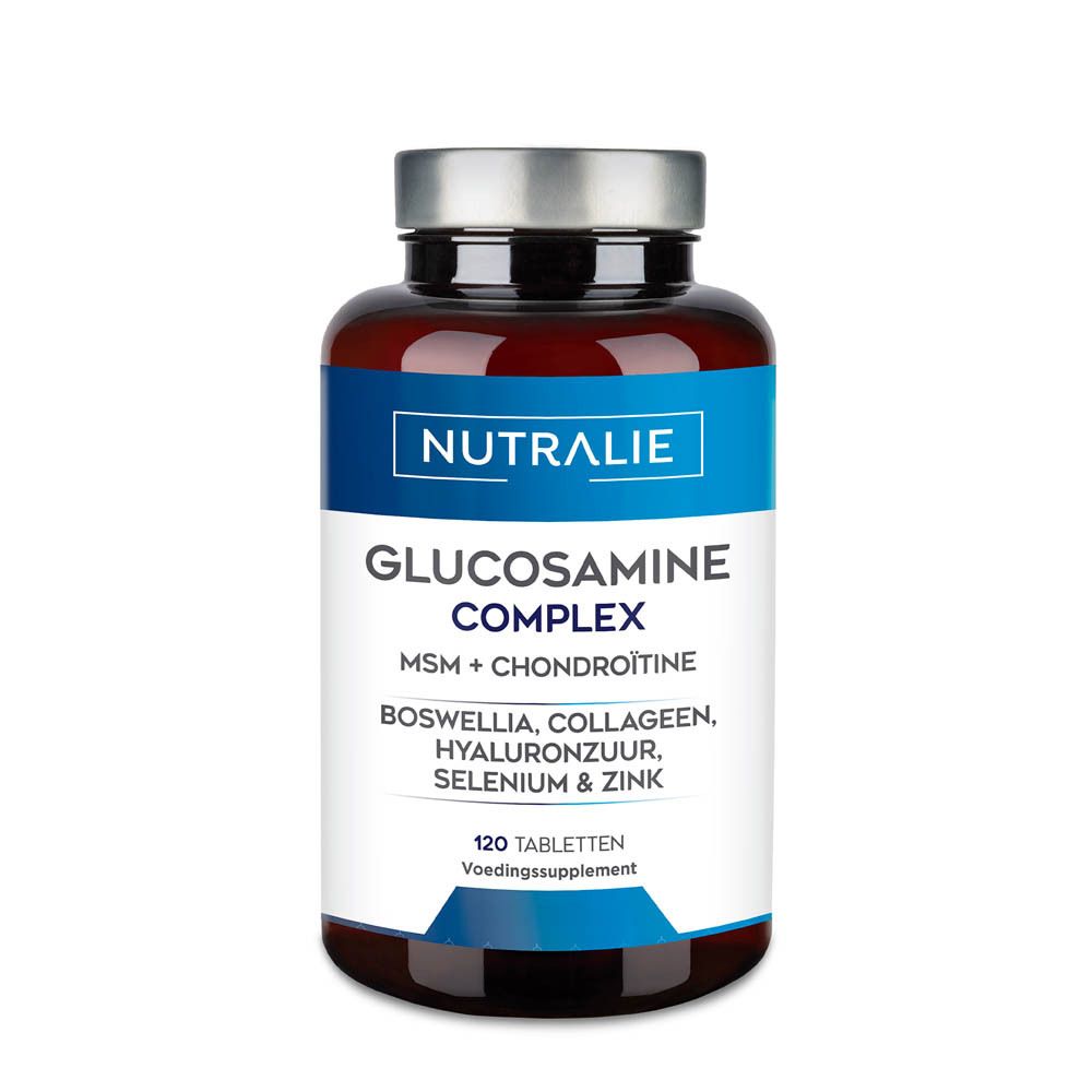 Nutralie Glucosamine Complex fles met 120 tabletten.