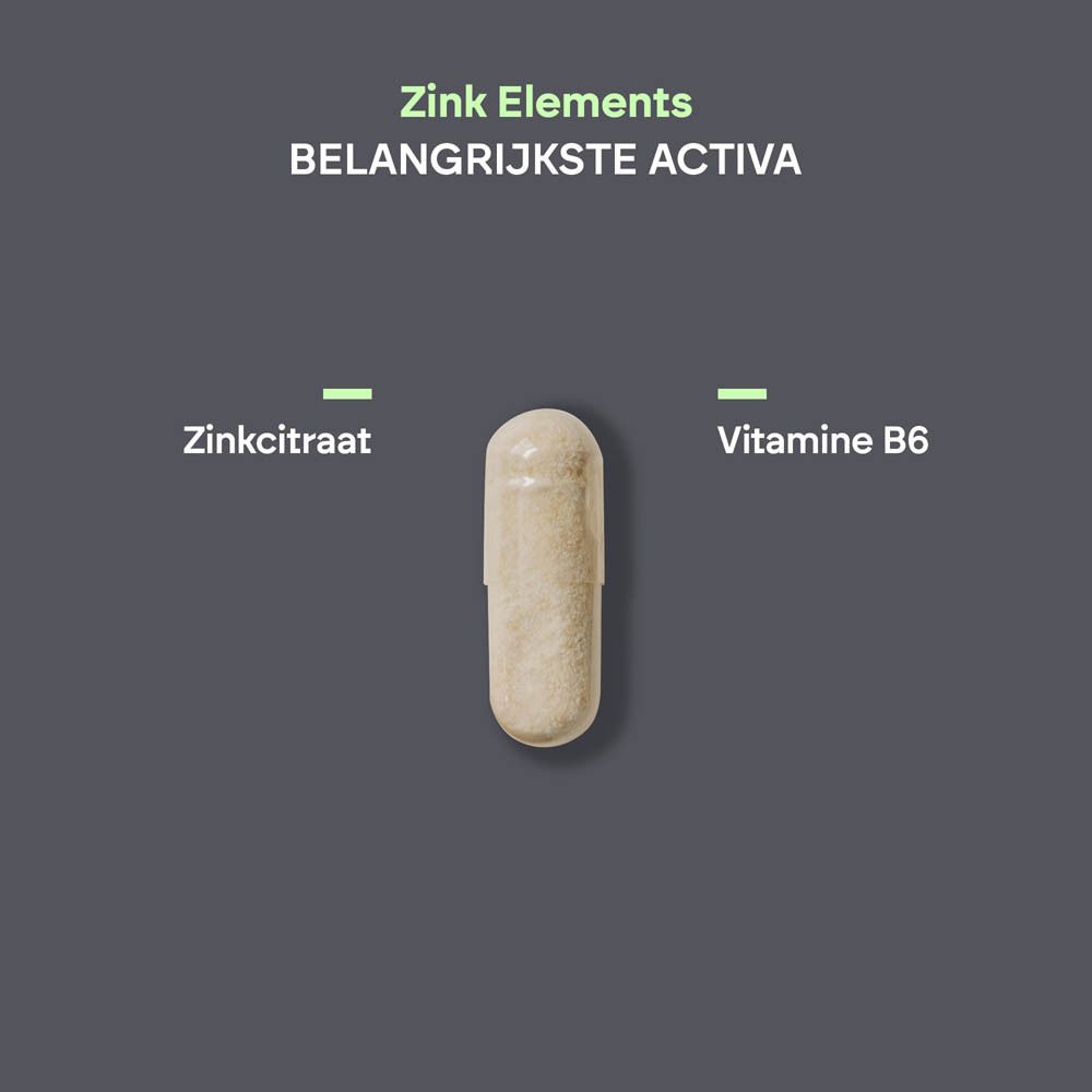 Bruine pot Nutralie Zink Vit. B6, 120 capsules, vooraanzicht.