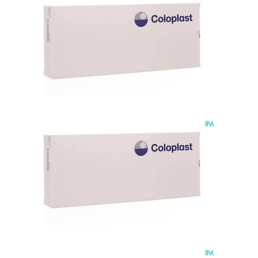 Twee Coloplast verpakkingen met logo.