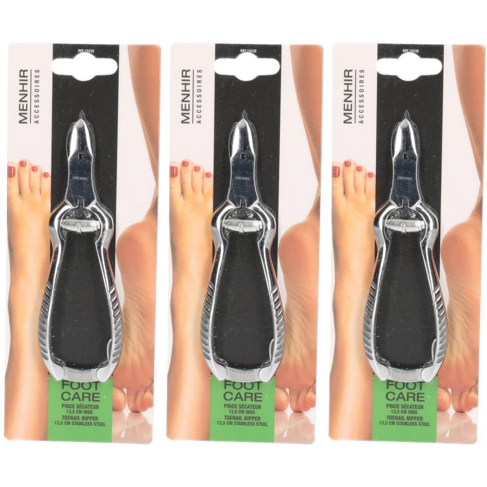 Pince à ongles de soin des pieds en acier inoxydable, 13,5 cm