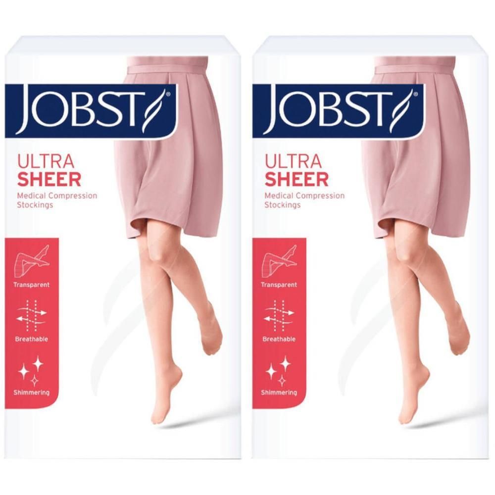 Bas Jobst Ultrasheer, transparent, respirant, scintillant.