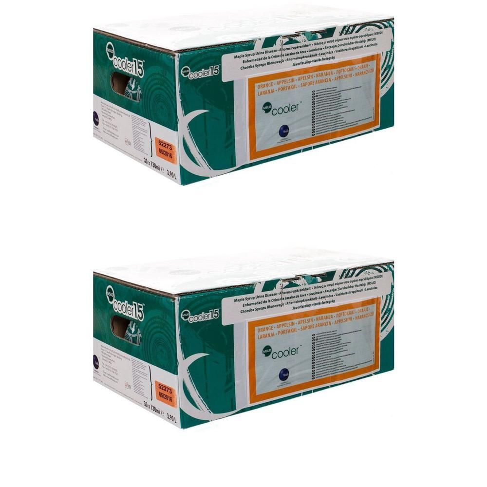 Deux cartons marqués "Cooler 15", chacun avec des informations produit et un code-barres.