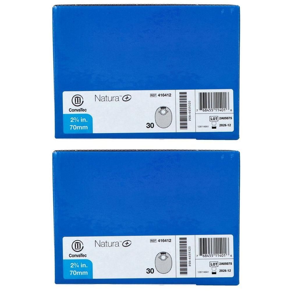 Deux boîtes de poches Natura, beige, 70 mm.