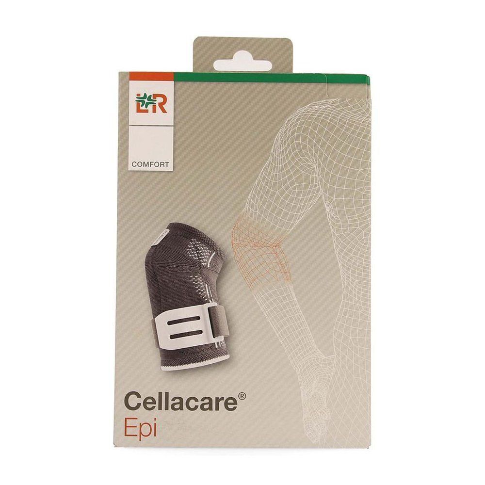 Verpakking van Cellacare Epi armbandage, toont een bandage en een anatomische grafiek.