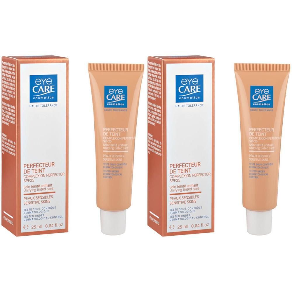 Twee tubes en dozen Eye Care Perfecteur de Teint SPF25 Beige Rose.