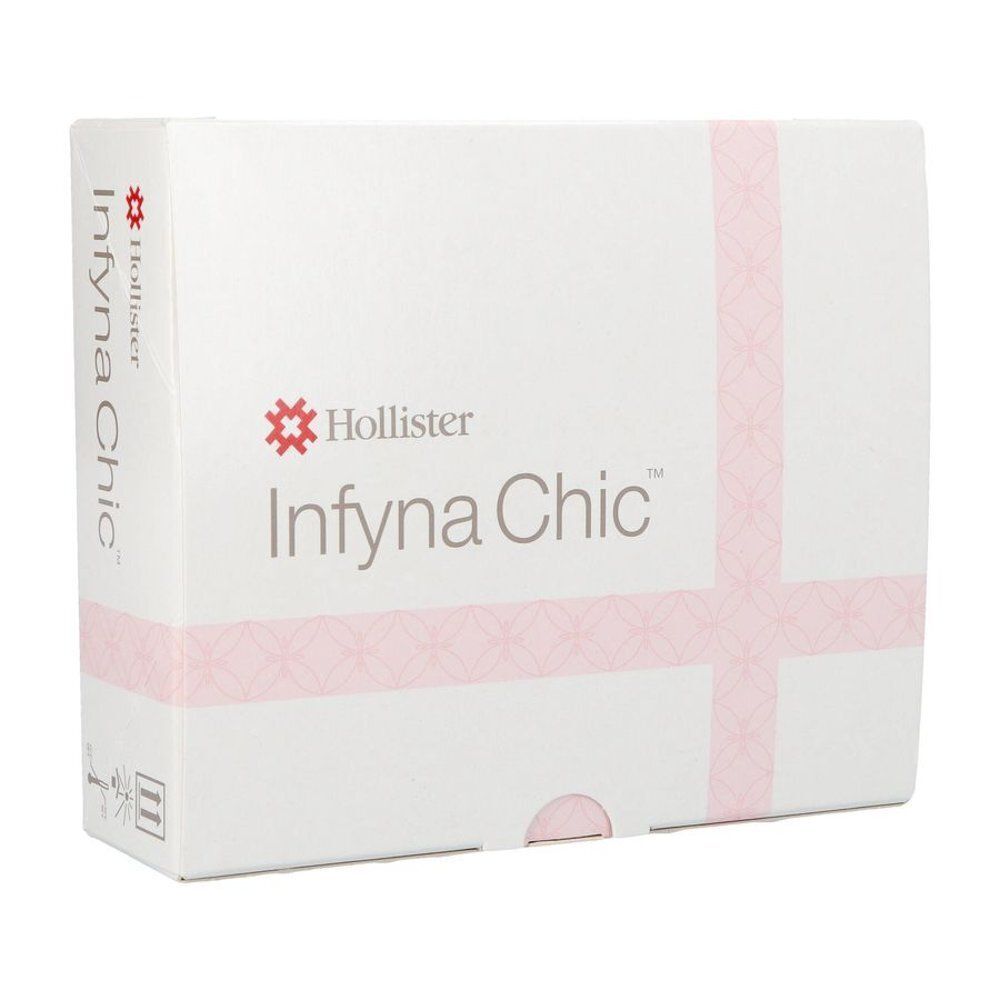 Verpakking van de Hollister Infyna Chic Nelaton-katheter, roze.