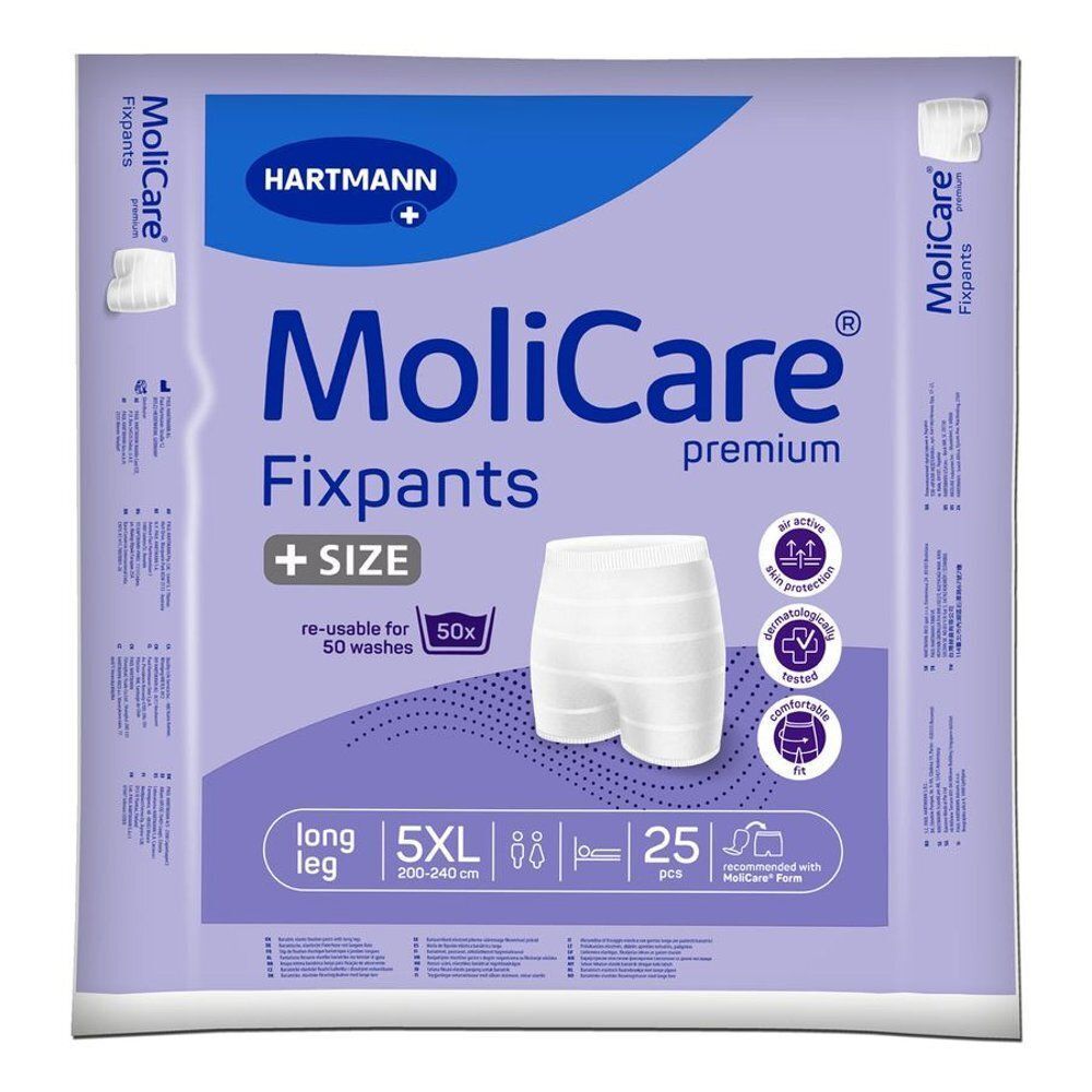 Verpakking MoliCare Fixpants Premium, maat 5XL, 25 stuks.