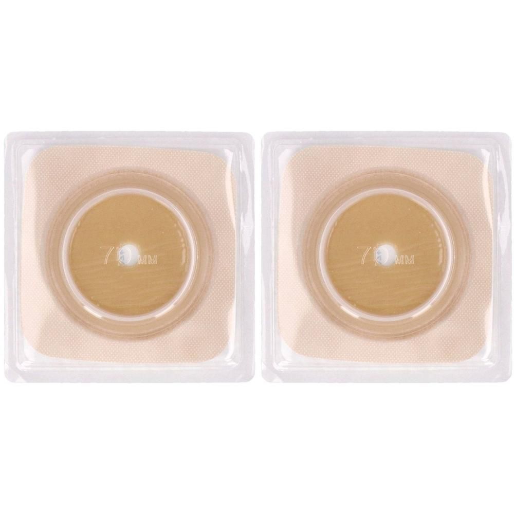 Twee pakken stoma huidplaten, 40mm, van Coloplast.
