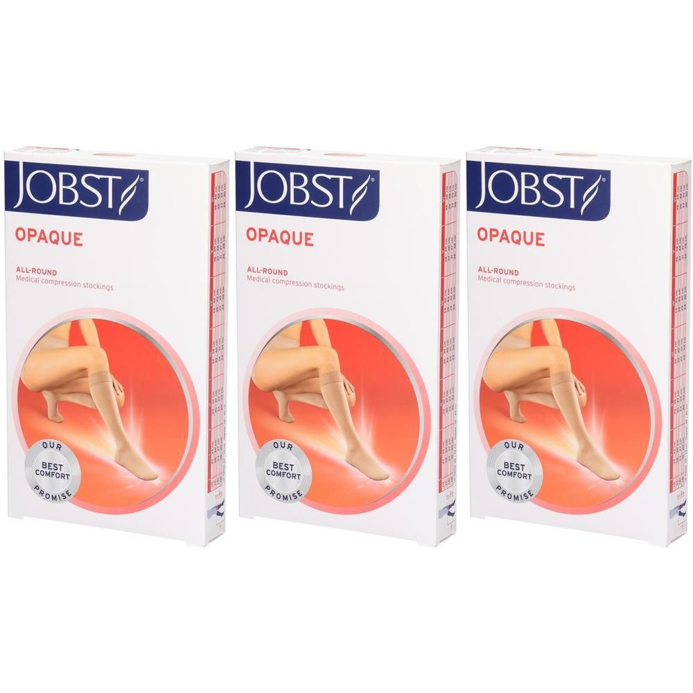 Drie dozen JOBST Opaque compressiekousen, medisch, klasse 2.