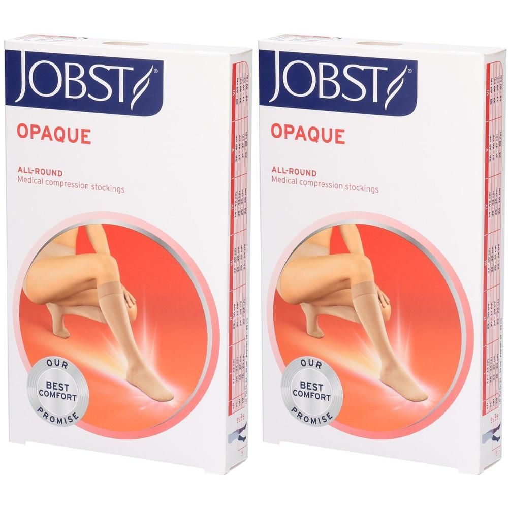 JOBST Opaque compressiekousen, medisch, klasse 2, kleur Nature.