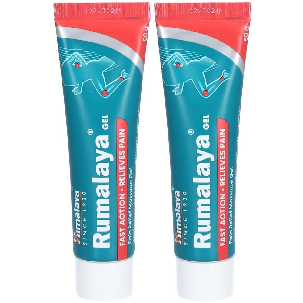 Deux tubes de gel Himalaya Rumalaya, 50g.