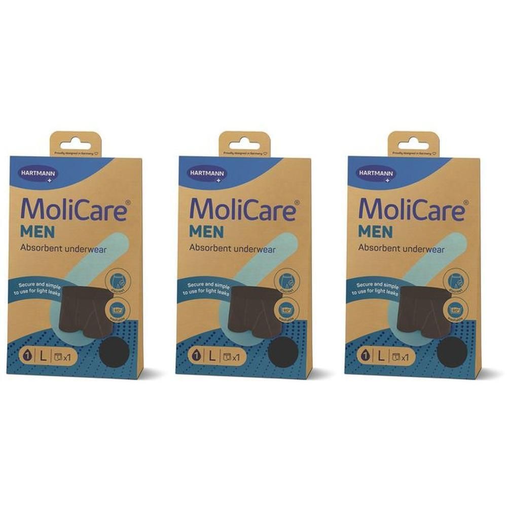 Hartmann MoliCare Men, absorberend ondergoed, maat L, 14 stuks.