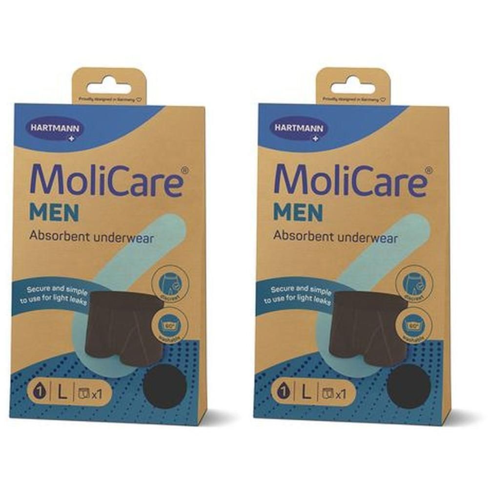 Hartmann MoliCare Men, sous-vêtements absorbants, taille L, 1 pièce.