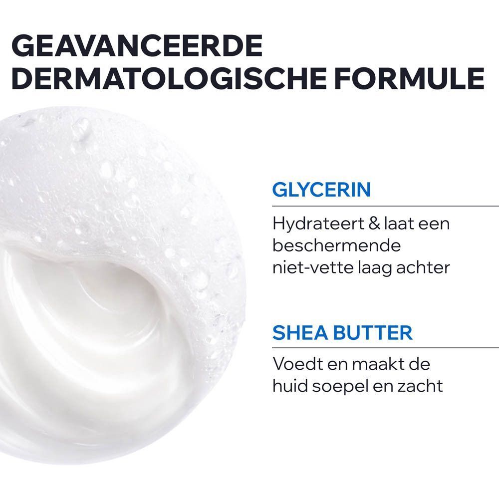 Uriage Derm-Phy: Glycerine hydrateert, sheaboter voedt. Geavanceerde dermatologische formule.