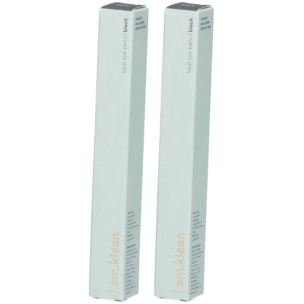 Deux crayons pour les yeux Kajal Eye Pencil Black Moontide de i.am.klean.