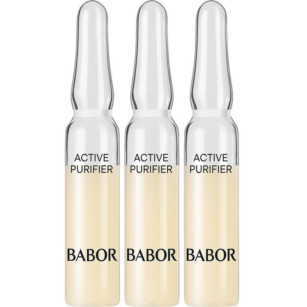 Trois ampoules BABOR avec sérum Active Purifier.