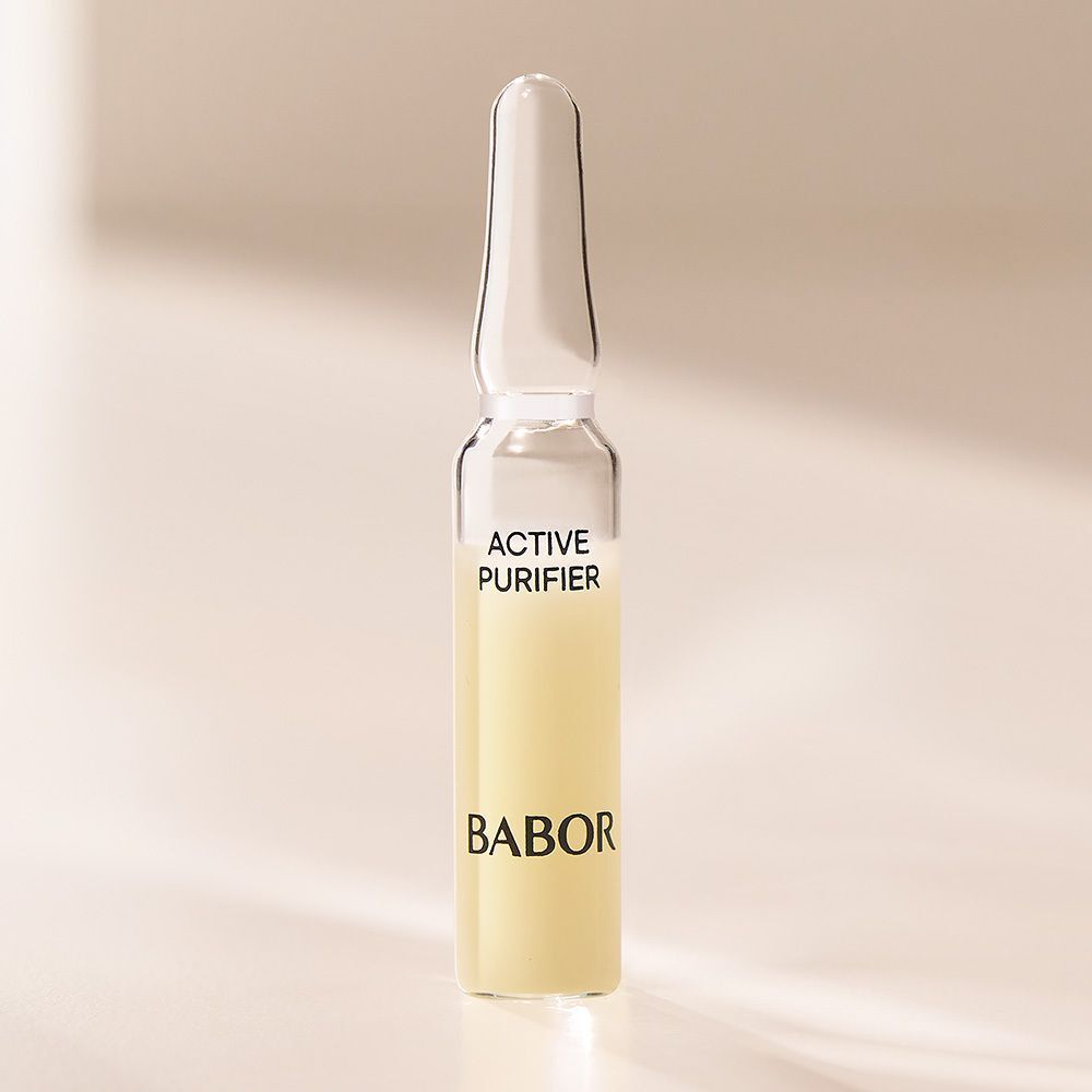 Une ampoule BABOR unique avec sérum Active Purifier.