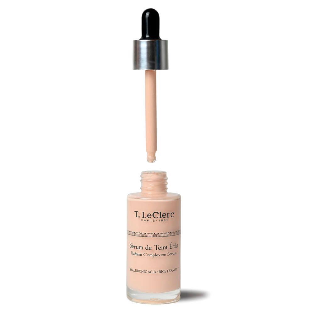 T. LeClerc Sérum De Teint Eclat Anti Age - 04 Nude avec pipette retirée.