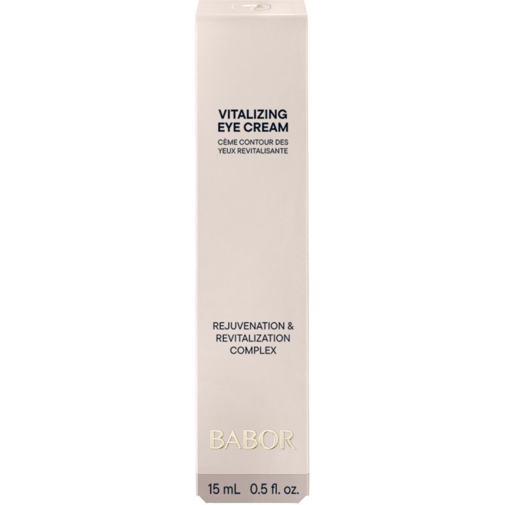Verpakking van de Babor Vitalizing Eye Cream, 15 ml.