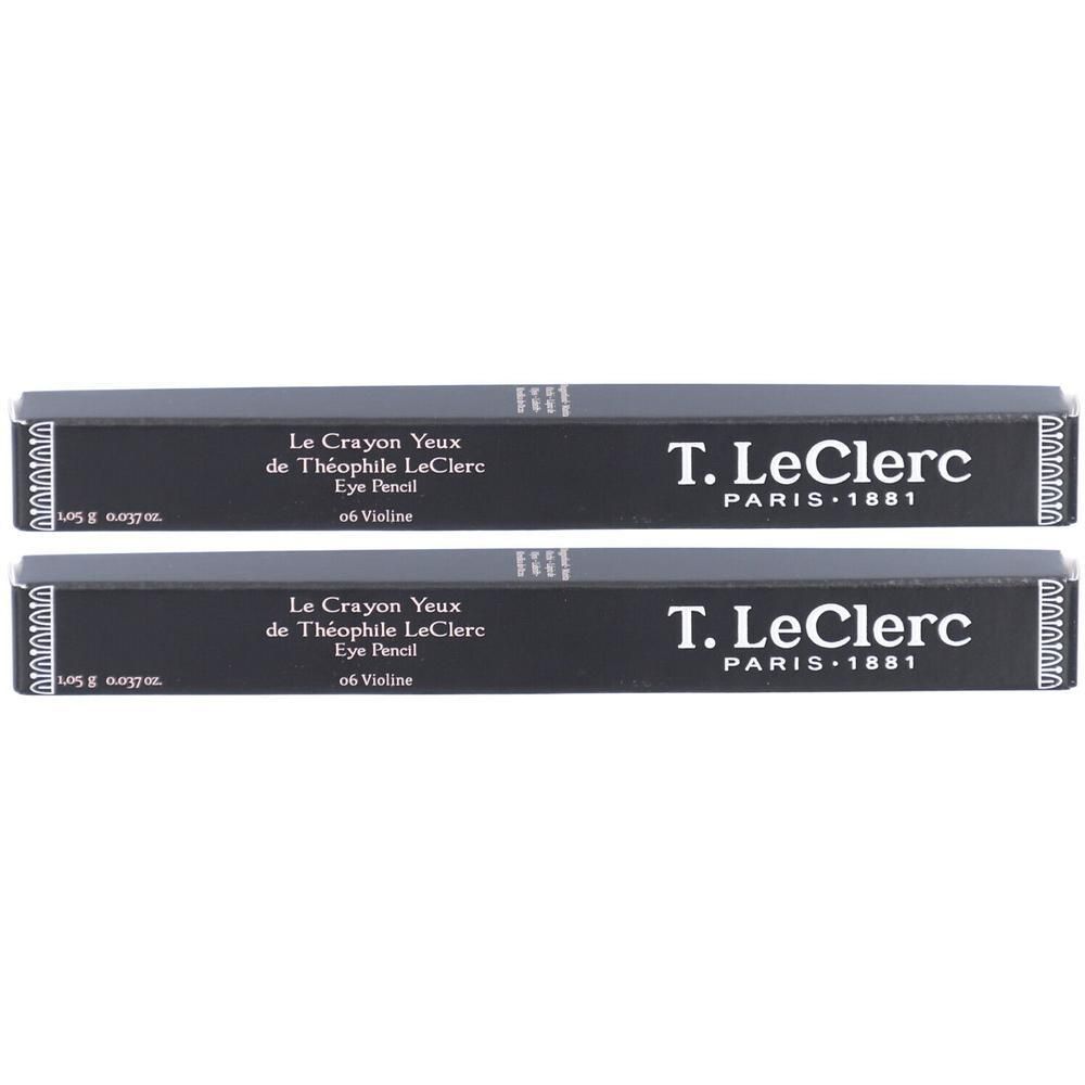 Deux crayons yeux T. LeClerc, 06 Violine.
