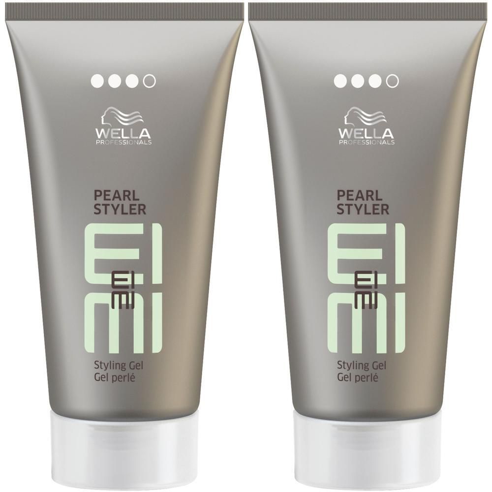 Deux tubes de gel coiffant Wella Professionals EIMI Pearl Styler.