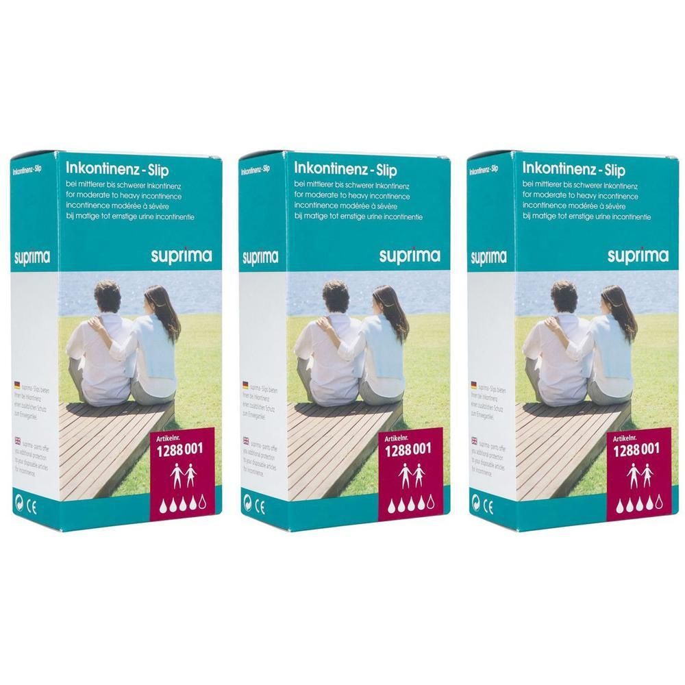 Suprima 1288 Slip en PES/PU + boutons-pression, unisexe, blanc, XXL