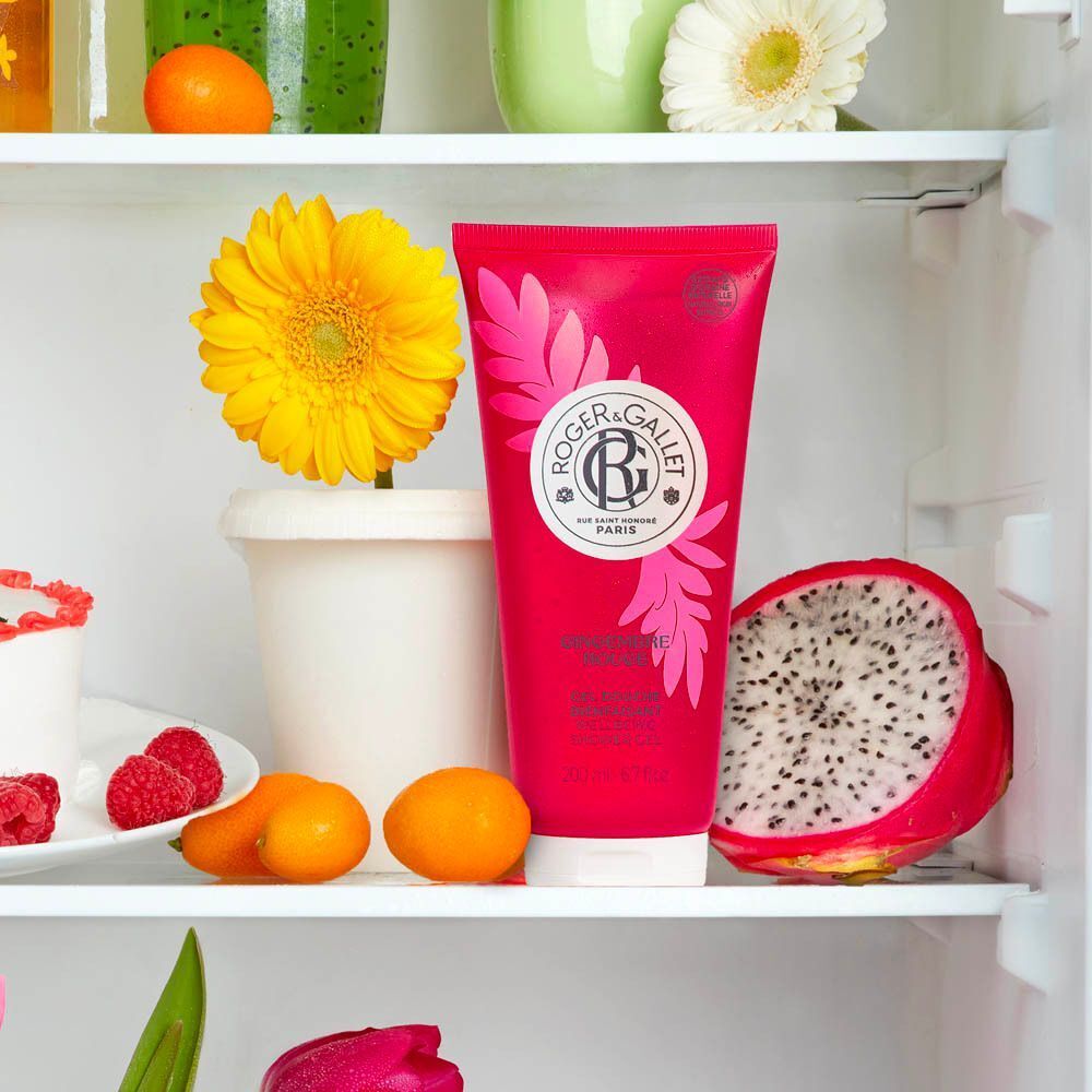 Roger & Gallet "Gingembre Rouge": heerlijk geparfumeerd Gember, Roze Peper, Granaatappel.