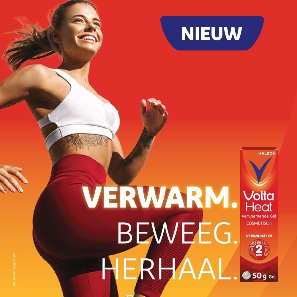 Loopster, Volta Heat Gel: Verwarm, Beweeg, Herhaal.