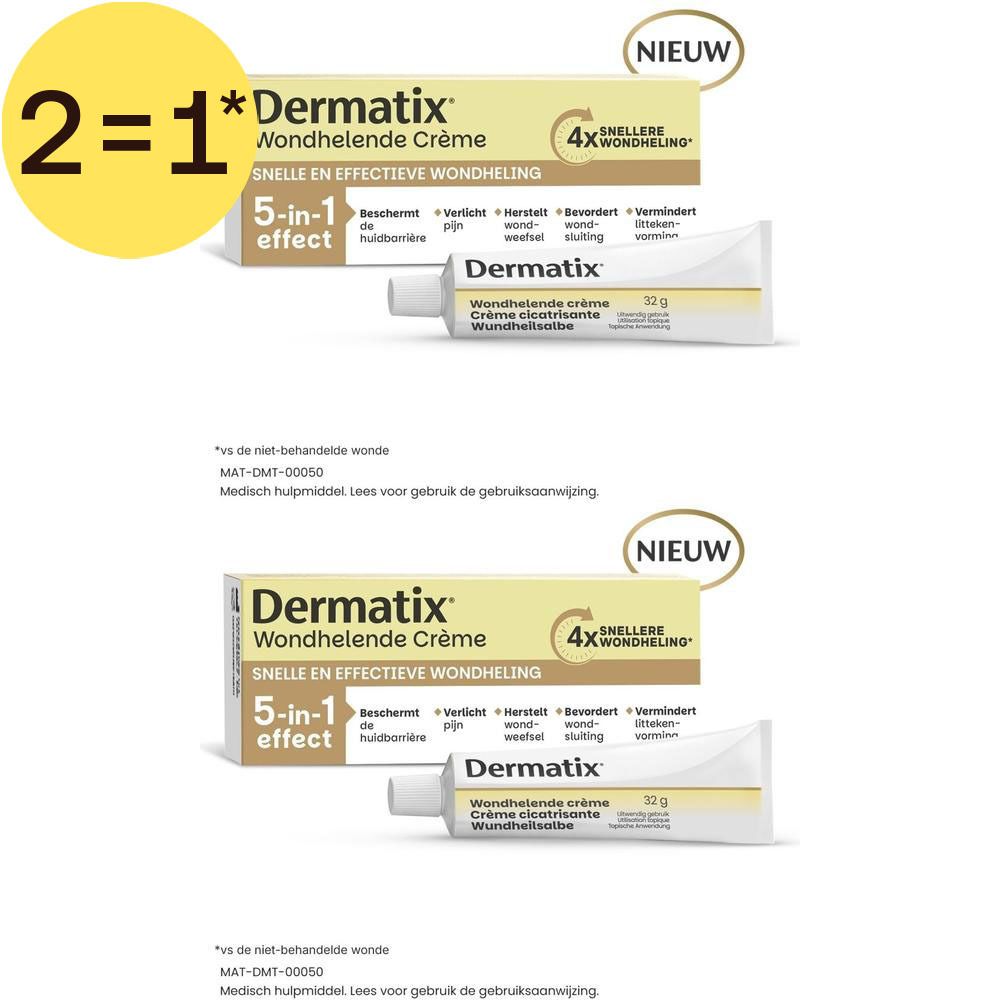 Dermatix Wondhelende crème, 5-in-1 effect, 4x snellere wondgenezing.