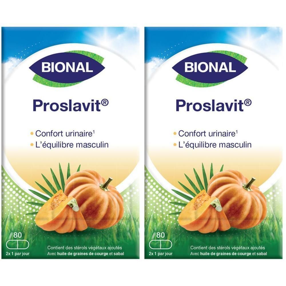 Bional Proslavit® | Prostate Homme | Complément Alimentaire à base de Citrouille et de Palmier Nain