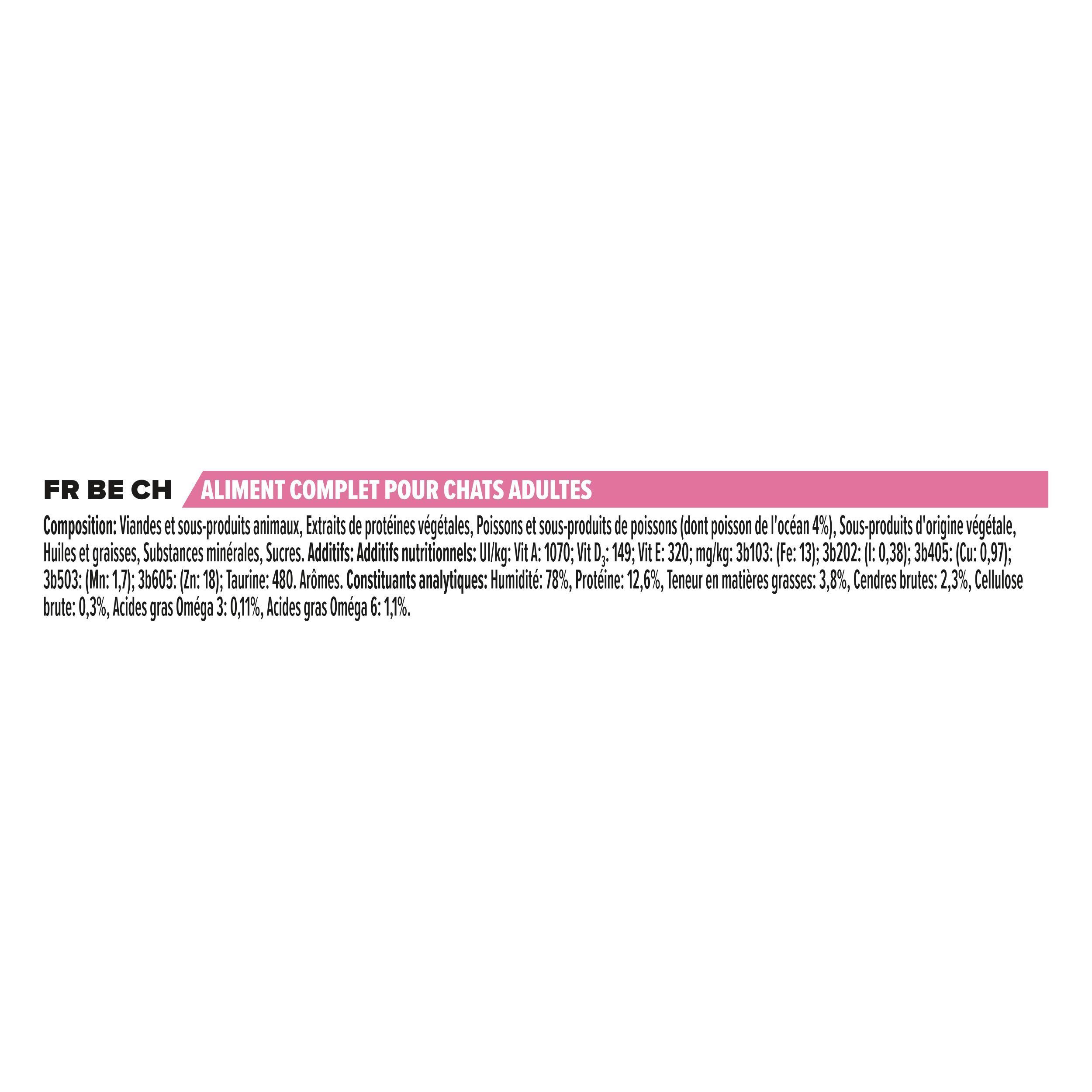 Boîte de nourriture pour chats Purina Pro Plan Adult Sterilised, hauteur 143 mm.