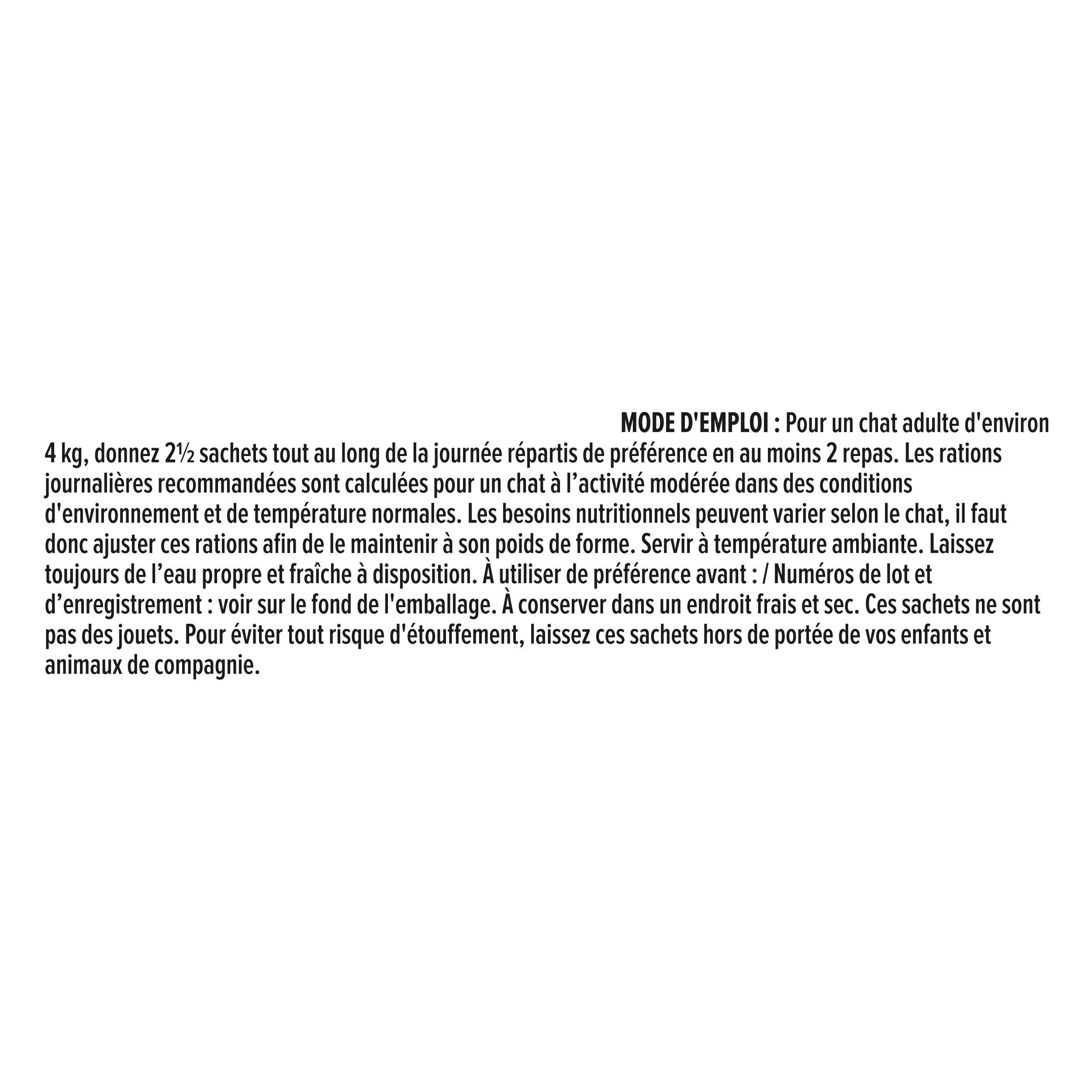 Purina Pro Plan Adulte Stérilisé Maintenance nourriture pour chats, 40x85g sachets. Une personne tient la boîte, dimensions 158mm.