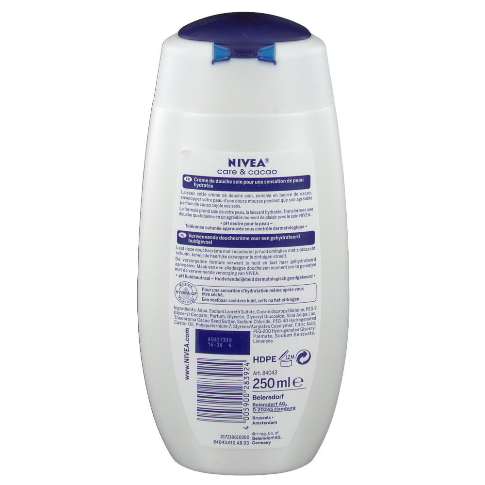 Nivea Verzorgende Douchecrème Care & Cacao GRATIS Aangeboden