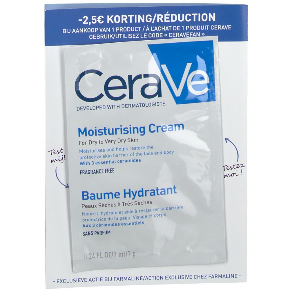 CeraVe Hydraterende Crème GRATIS Aangeboden