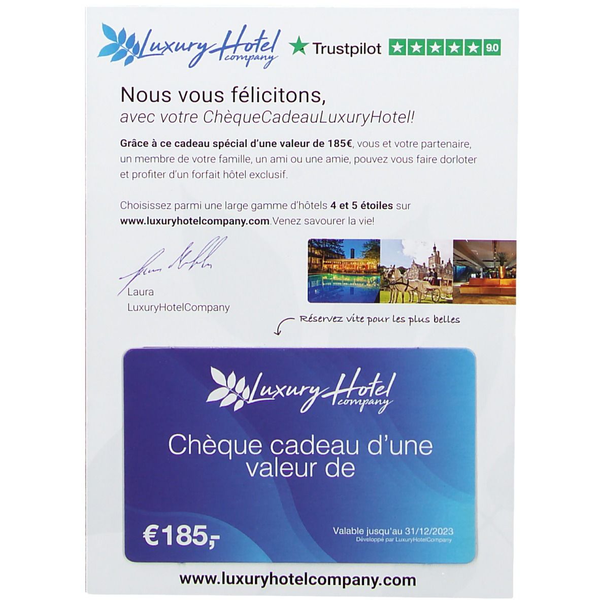 Hotelcheque 2019 FR Gratis Aangeboden