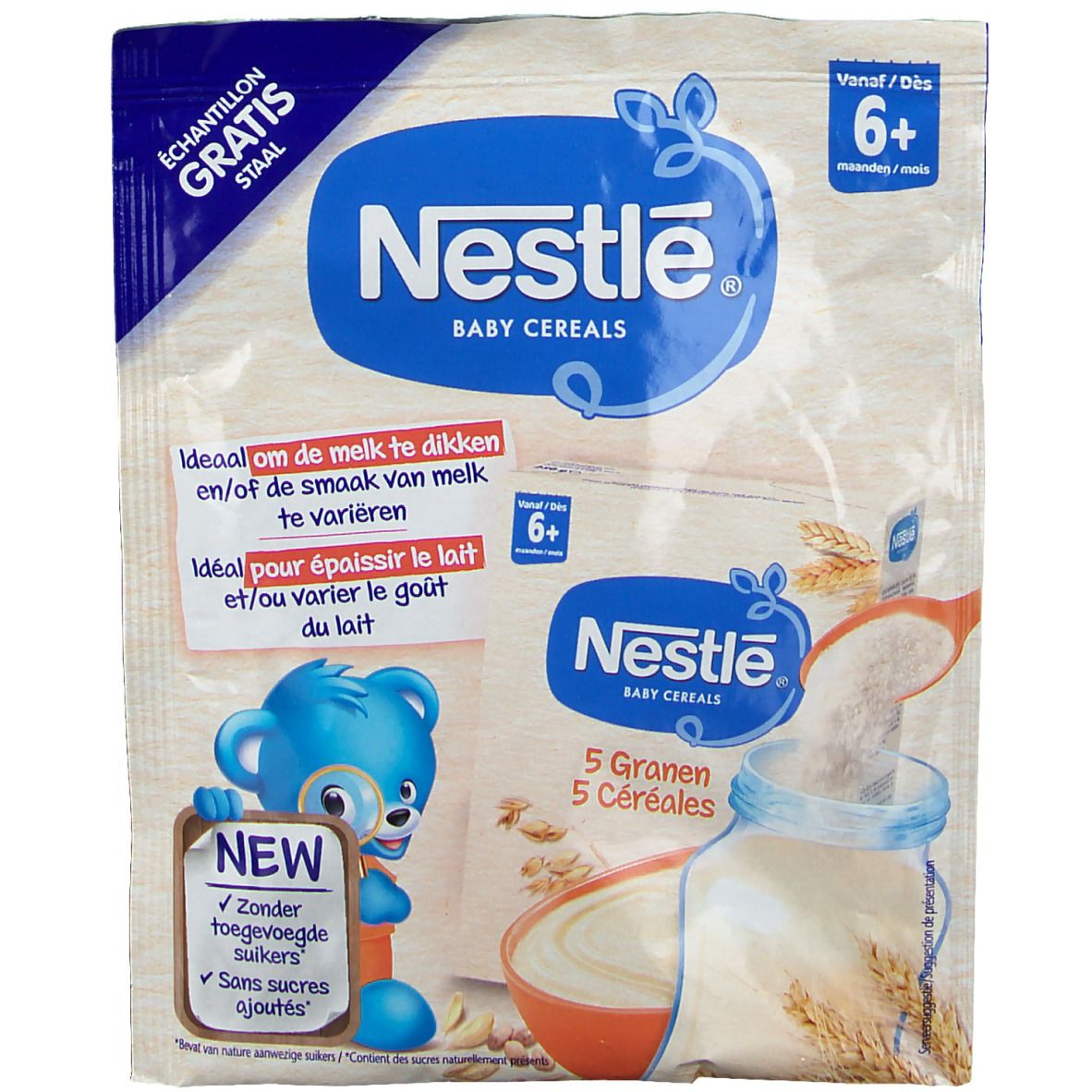 Nestlé Baby Cereals 5 Cereales Offert GRATUITEMENT