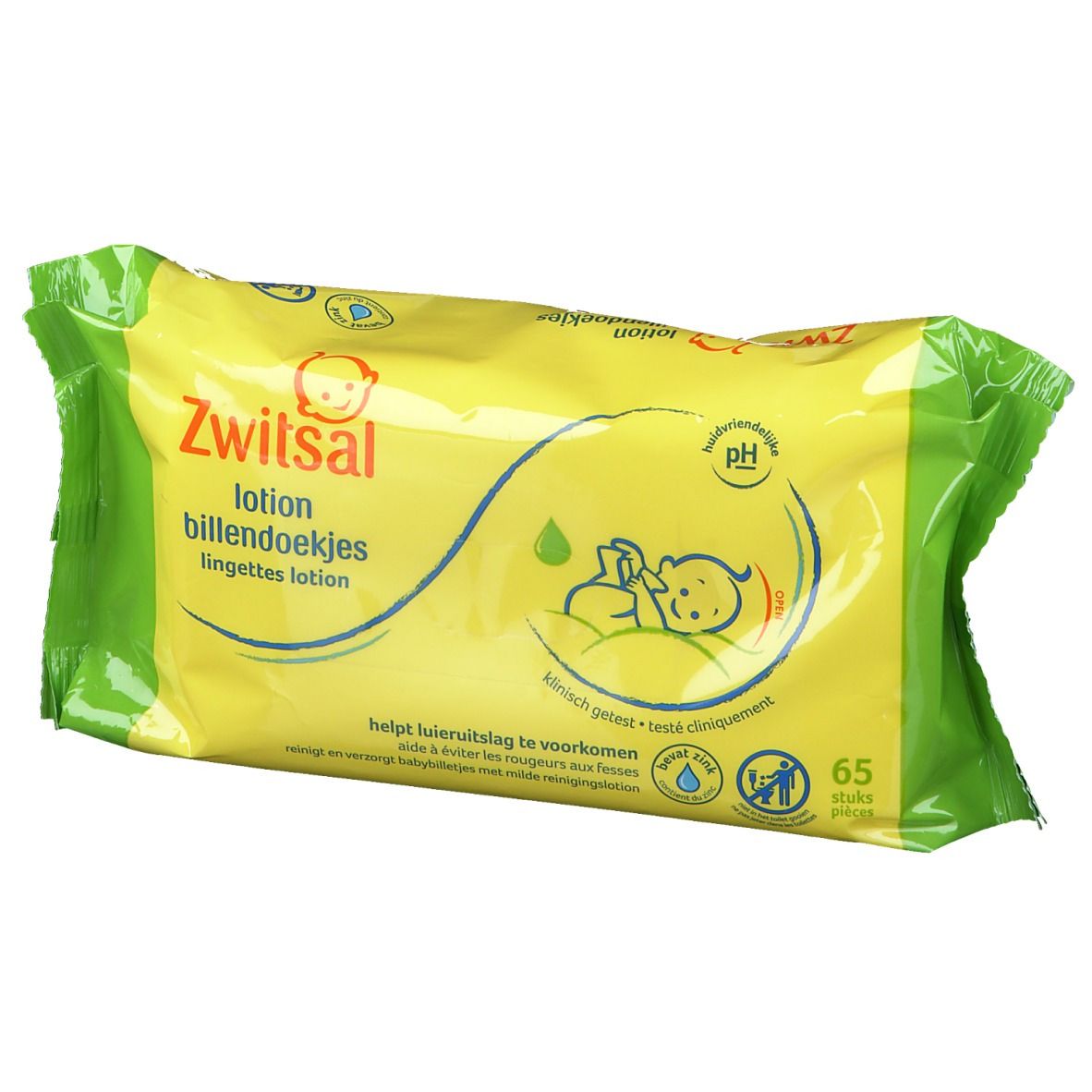 Zwitsal Baby Vochtige Doekjes Lotion GRATIS Aangeboden 65st