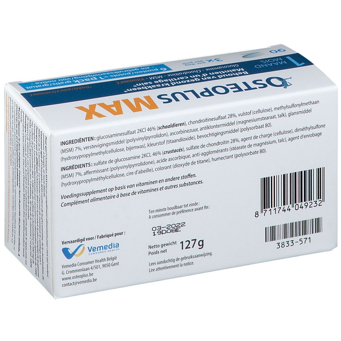 Osteoplus MAX 1 Maand GRATIS Aangeboden
