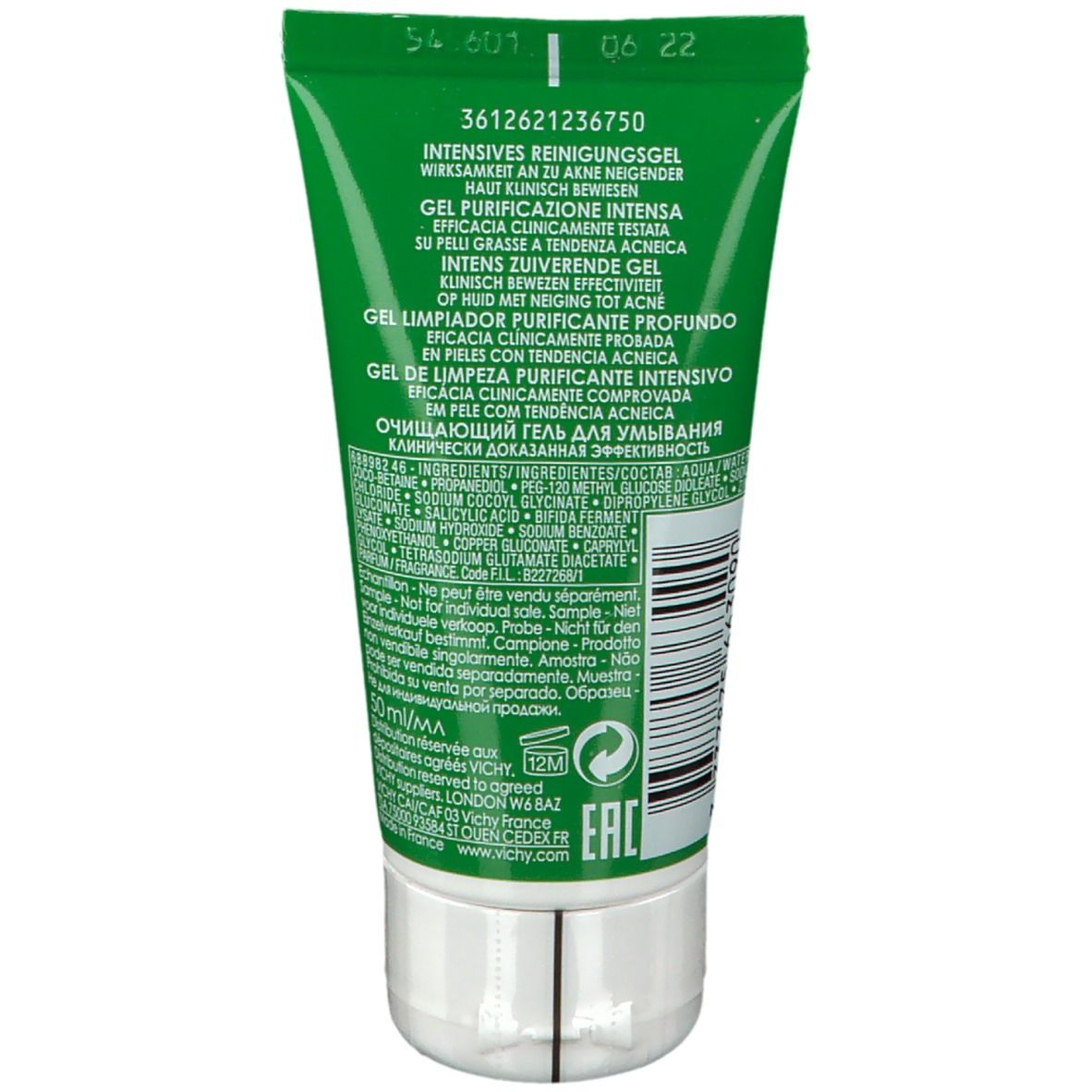 Vichy Normaderm Phytosolution Zuiverende Reinigingsgel GRATIS Aangeboden