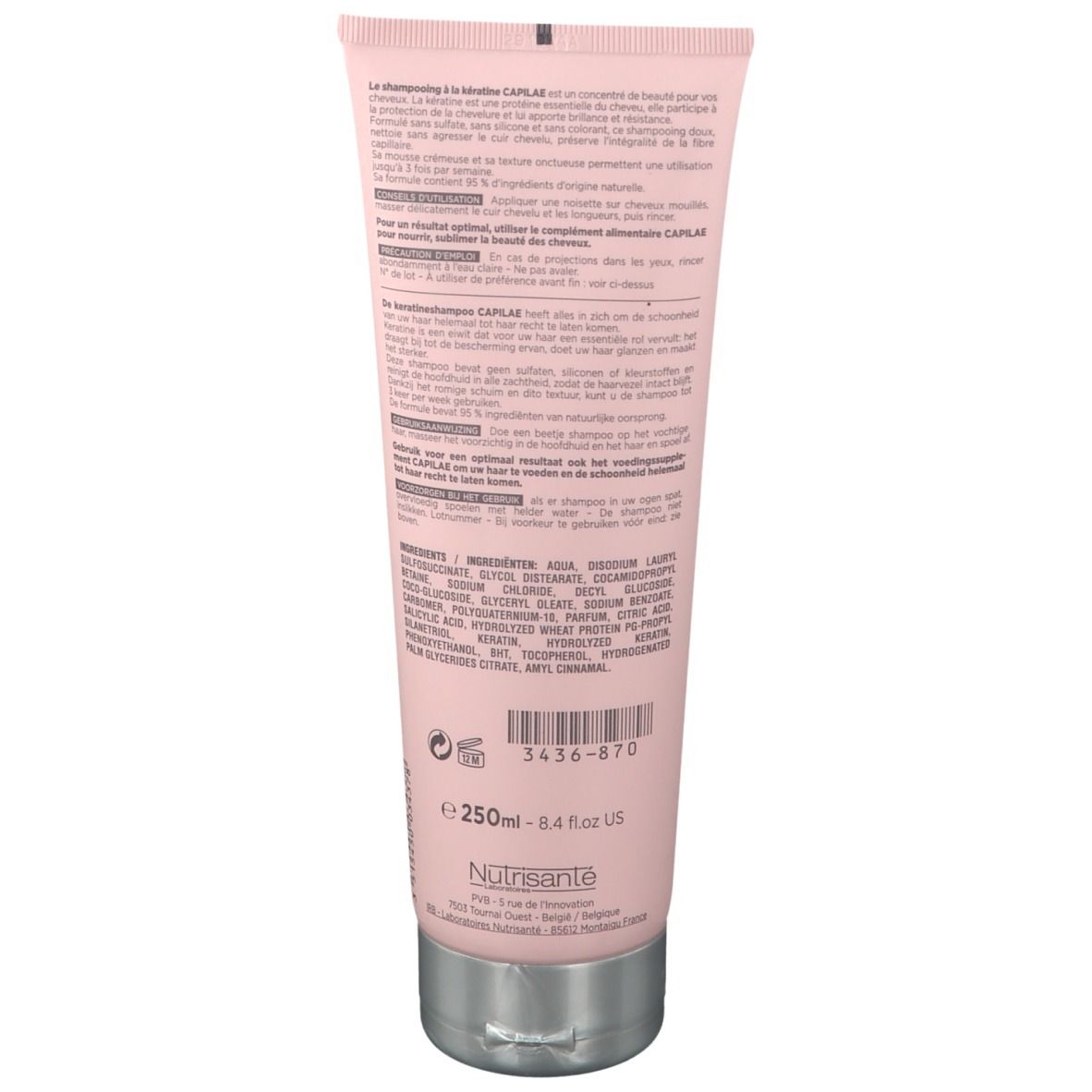 Nutrisanté Capilae+ Kératine Shampooing OFFERT