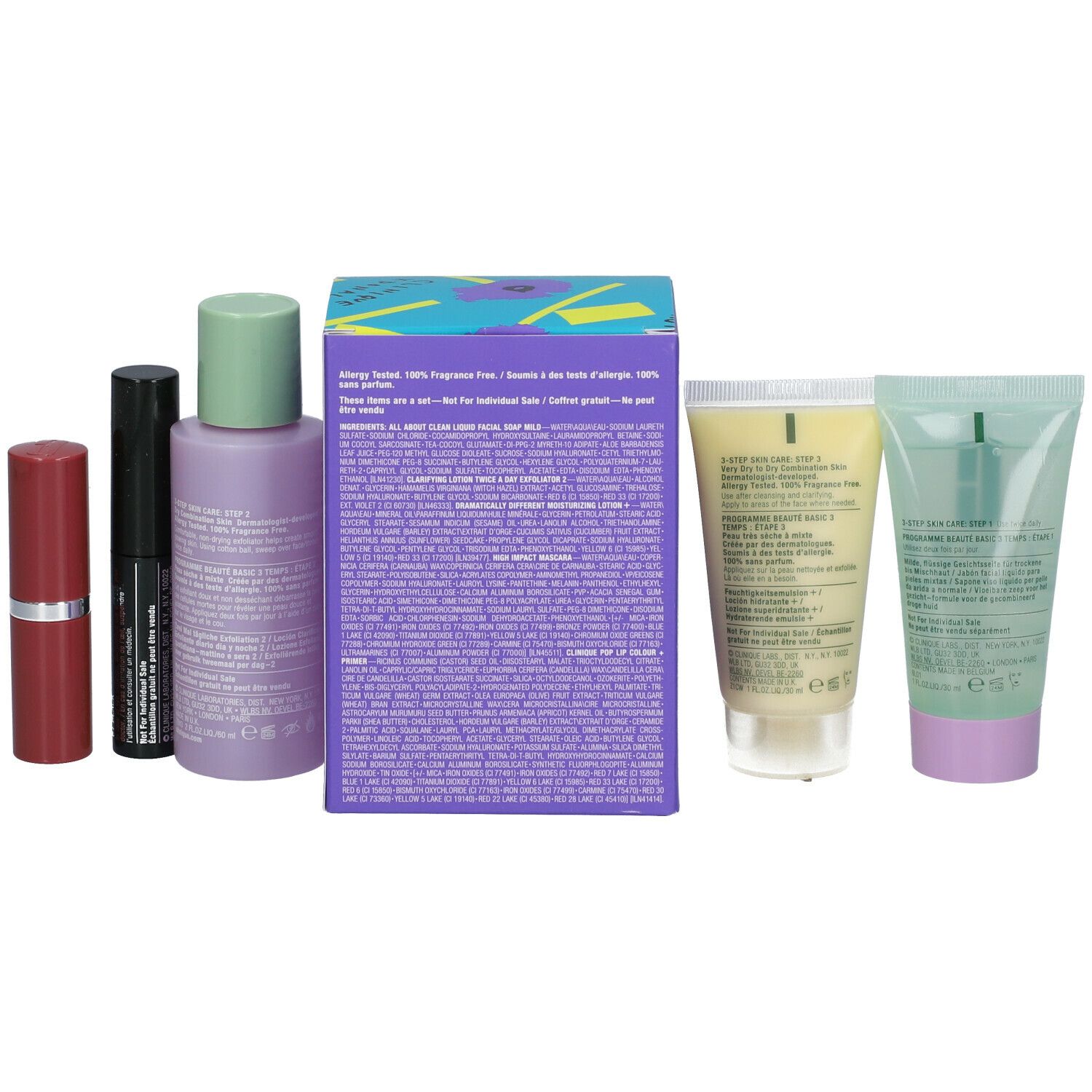 Clinique 3-Step Deluxe Set GRATIS Aangeboden 5 Samples