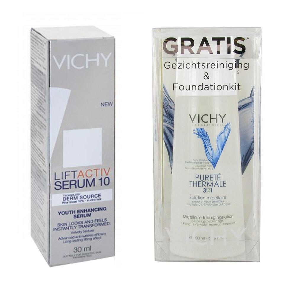 Vichy Liftactiv Derm Source Serum + Démaquillant & Kit Fond de Teint Gratuit