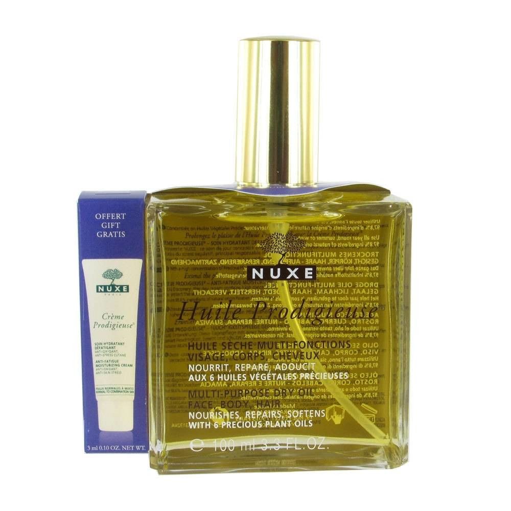 Nuxe Huile Prodigieuse Promo + Crème Prodigieuse