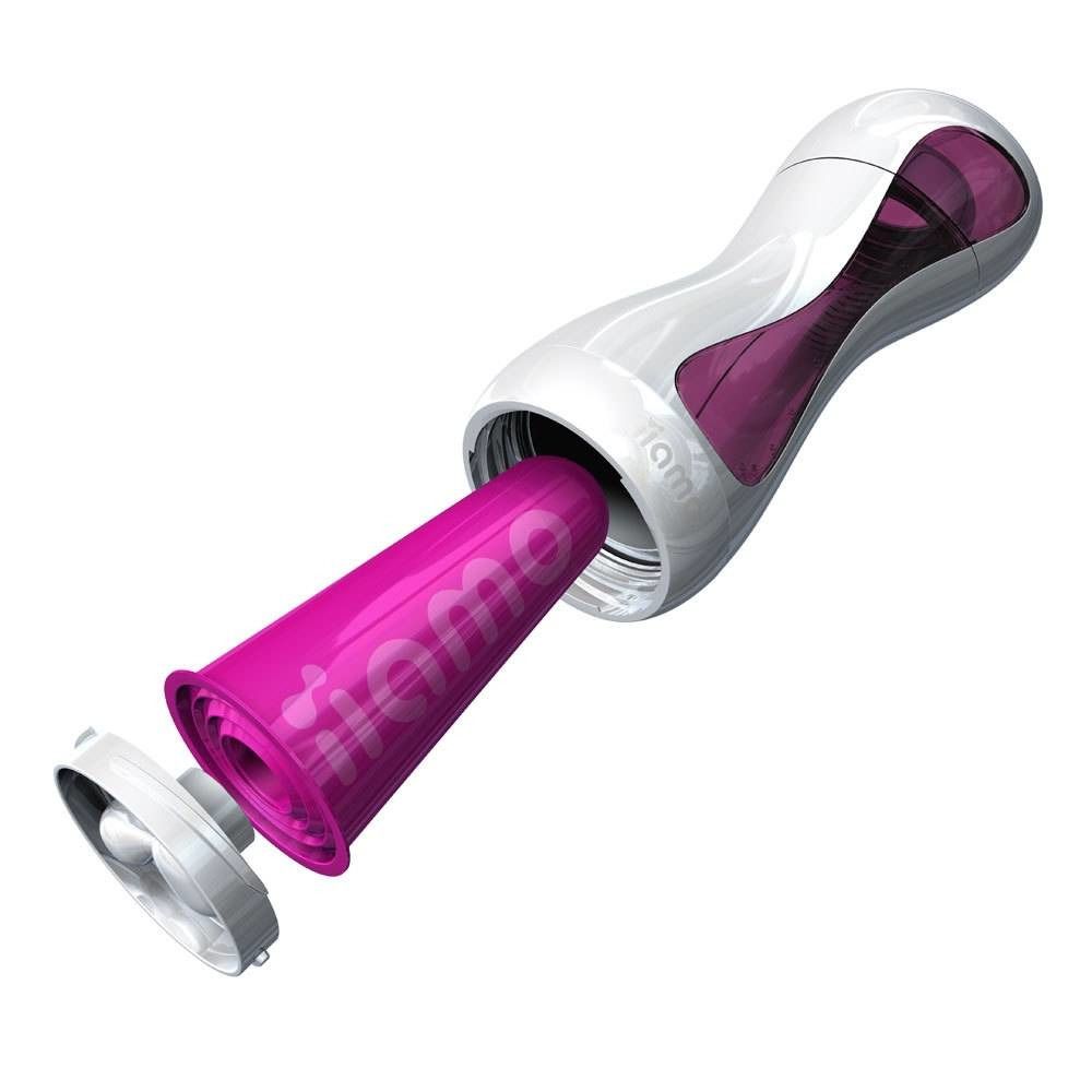 iiamo Go Auto-Chauffant Biberon Blanc/Rose