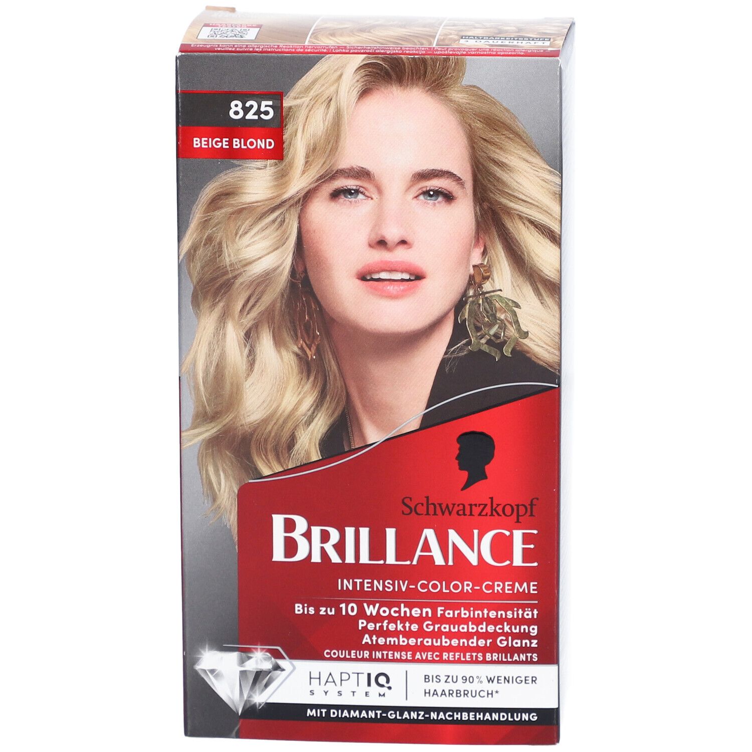 Schwarzkopf® Brillance 825 Beige Blond - Intense kleur met dubbele diamantglans
