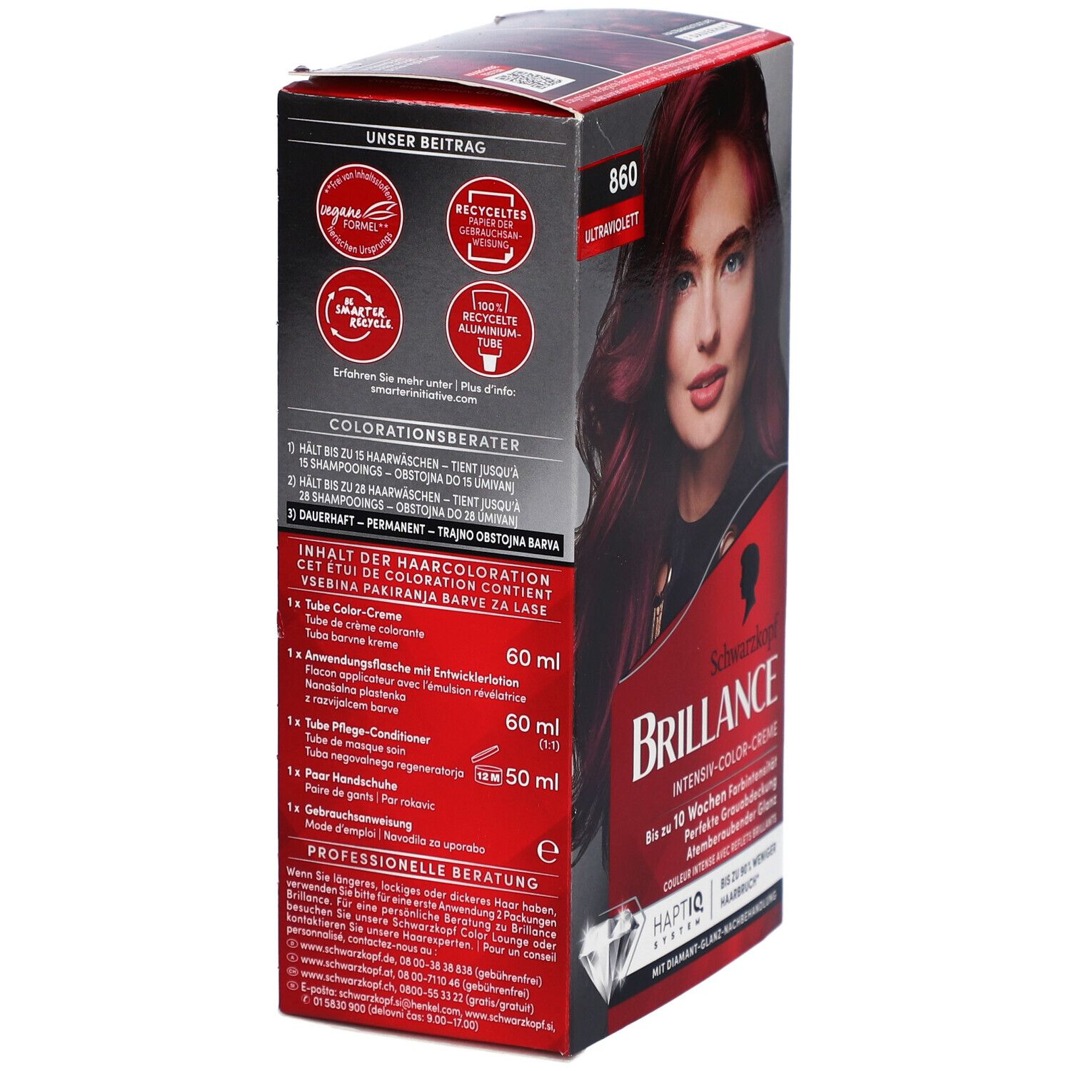 Schwarzkopf Brillance Kleur 860 Violet Intens