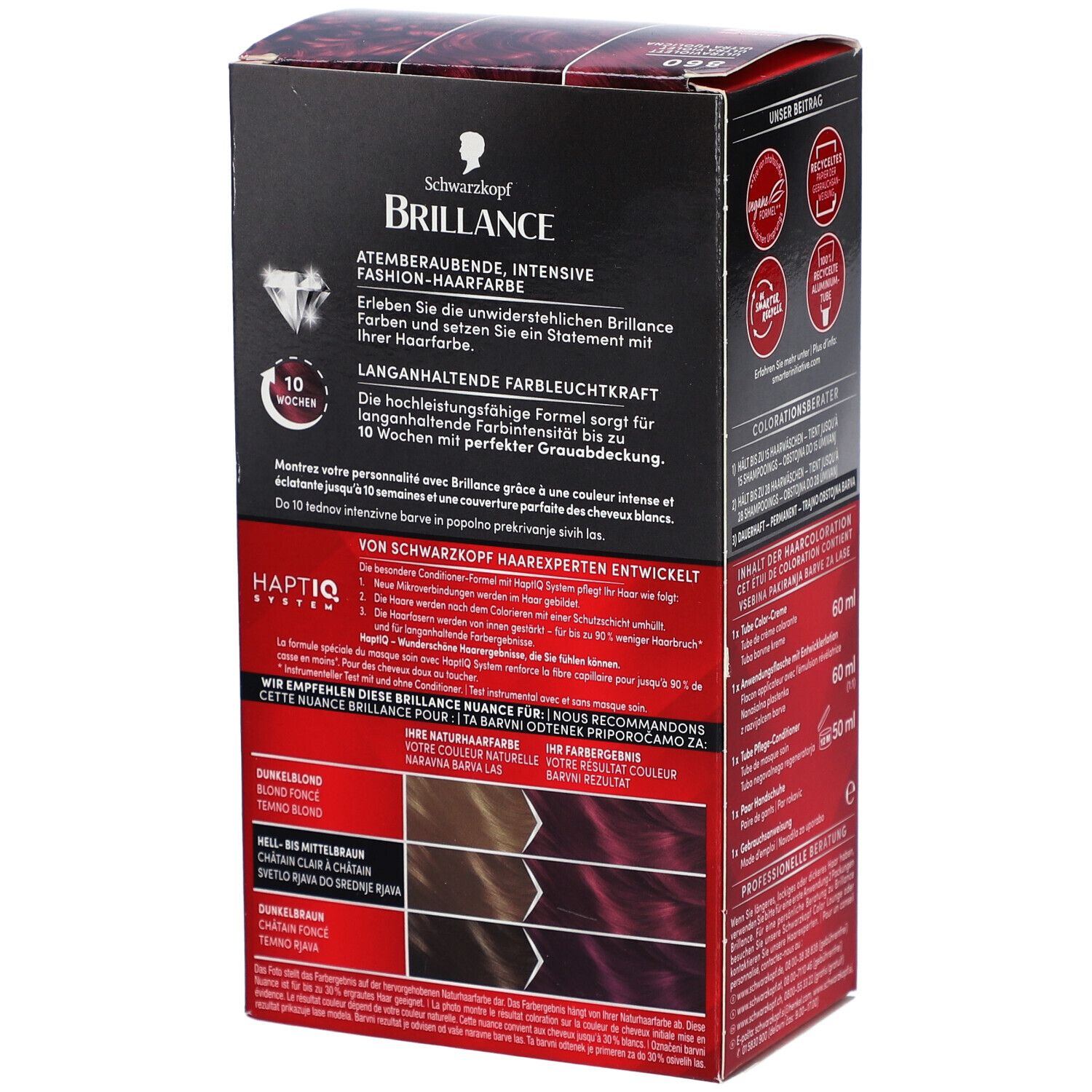 Schwarzkopf Brillance Kleur 860 Violet Intens