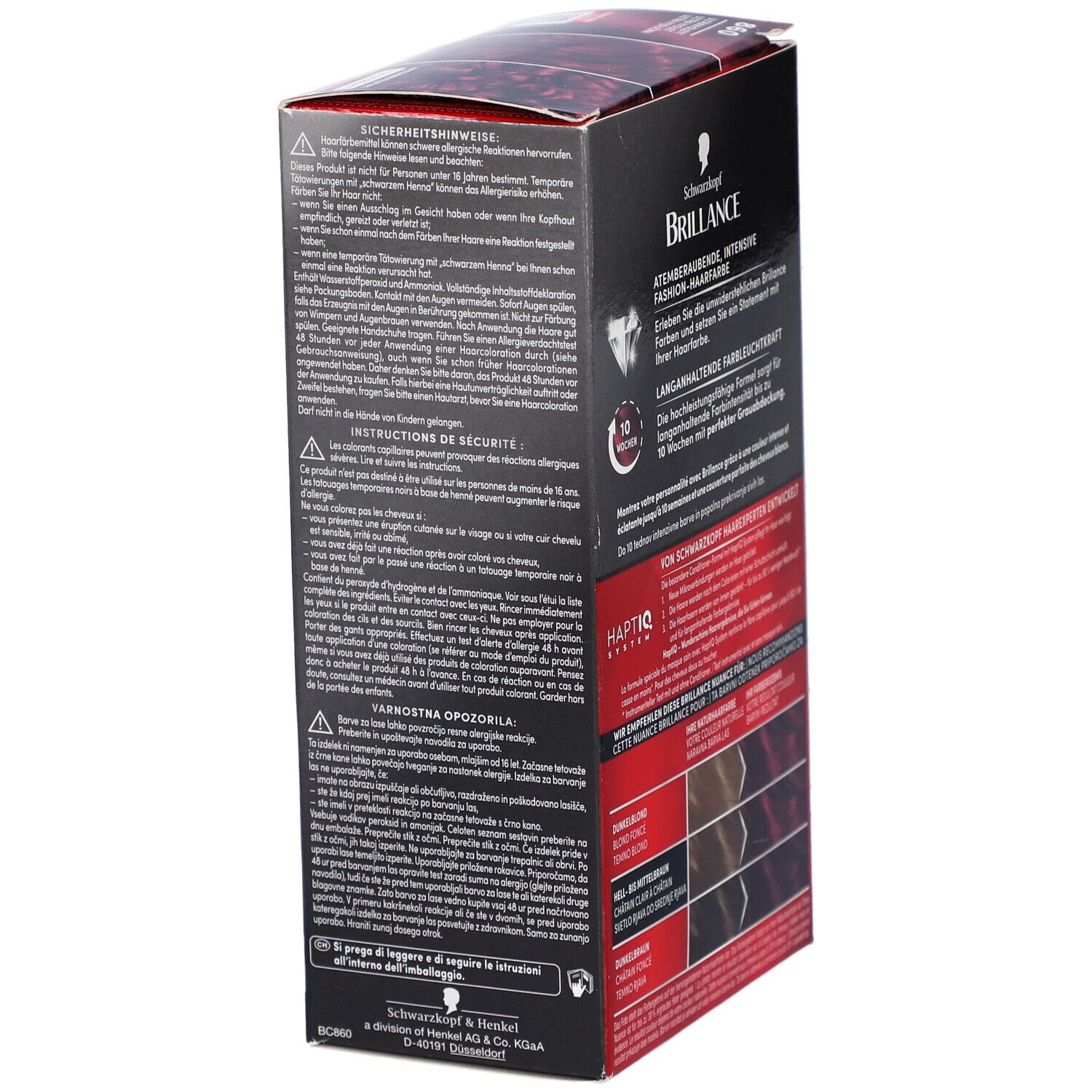 Schwarzkopf Brillance Kleur 860 Violet Intens