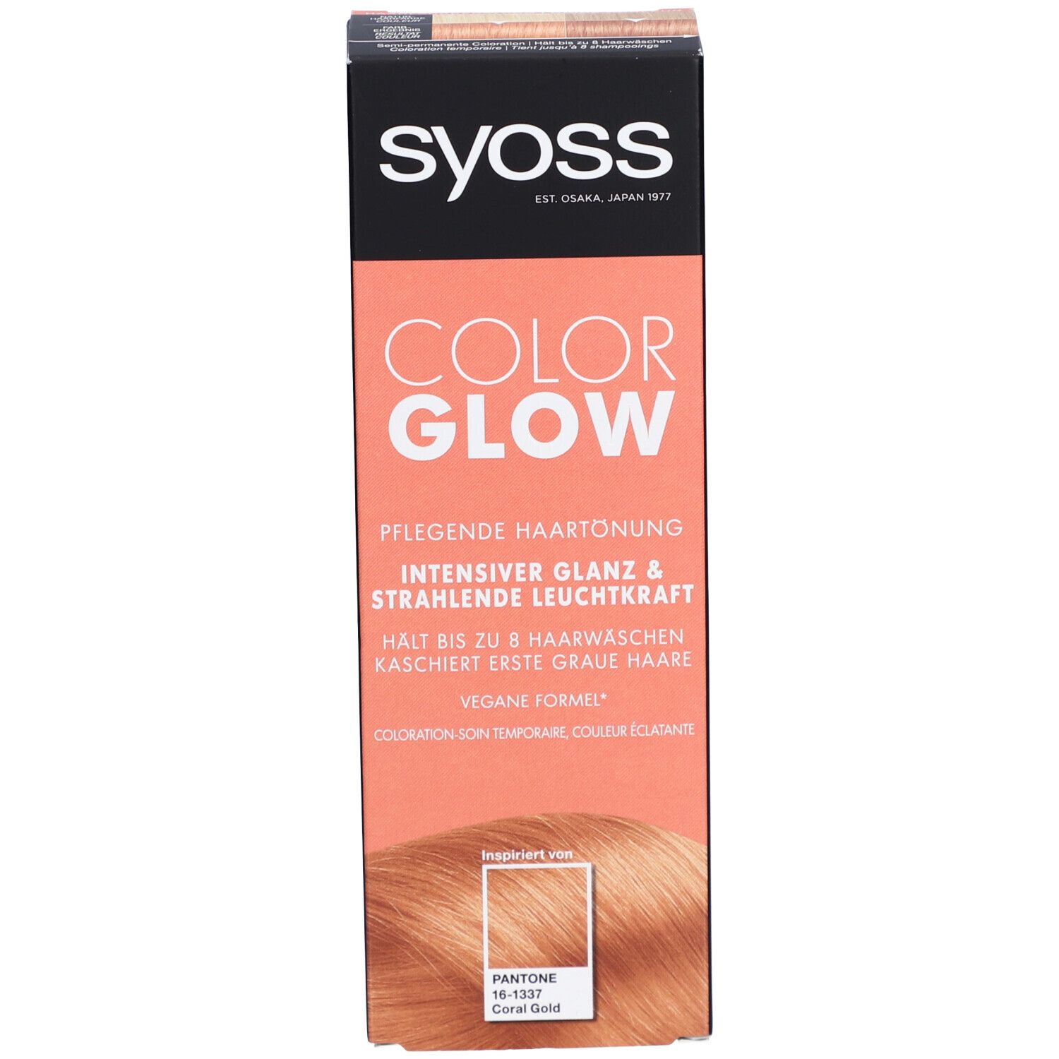 Syoss® Tijdelijke Verzorgingskleur - Pantone 16-1337 Koraalgoud