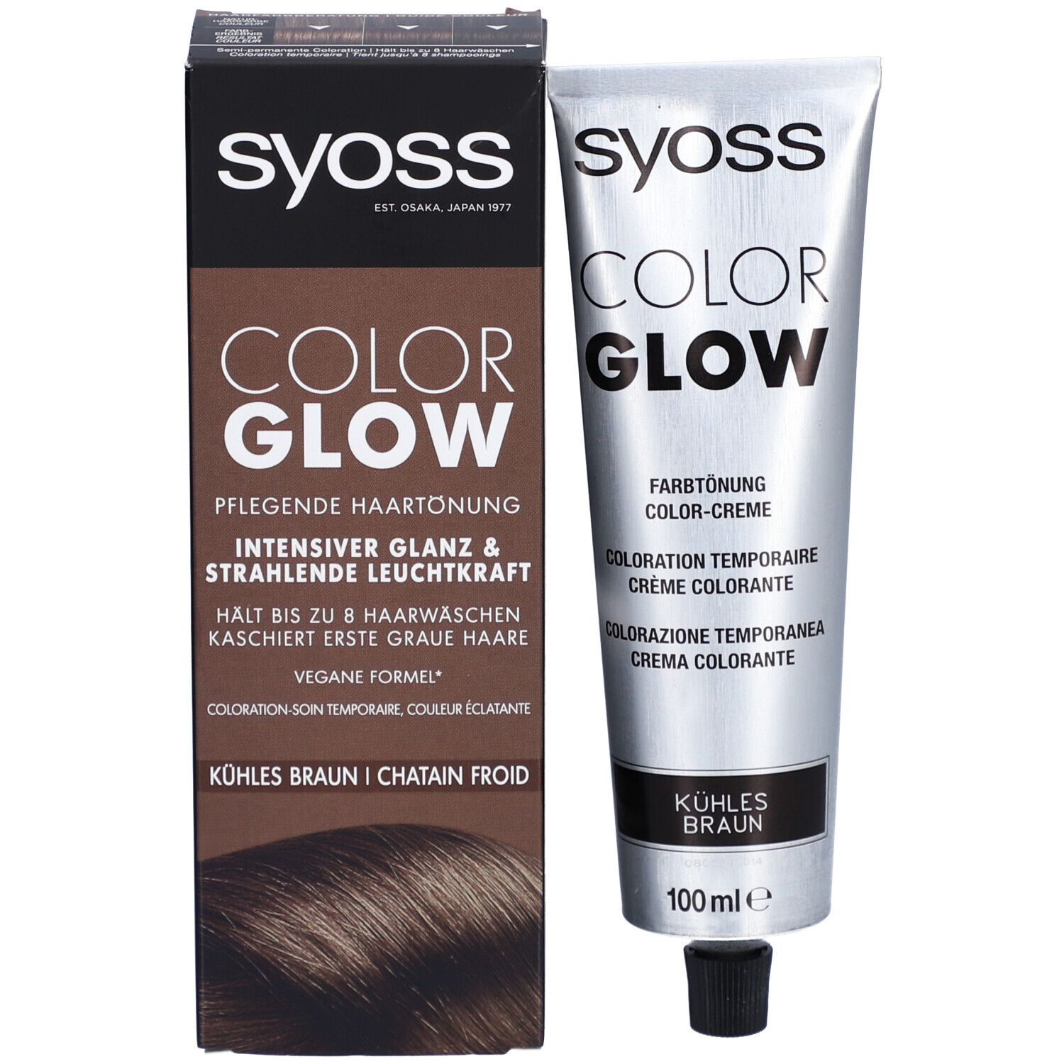 SYOSS ColorGLOW coloration soin brun froid
